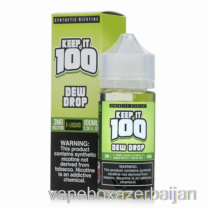 Vape Box Azerbaijan Dew Drop - Keep It 100 - 100mL 3mg